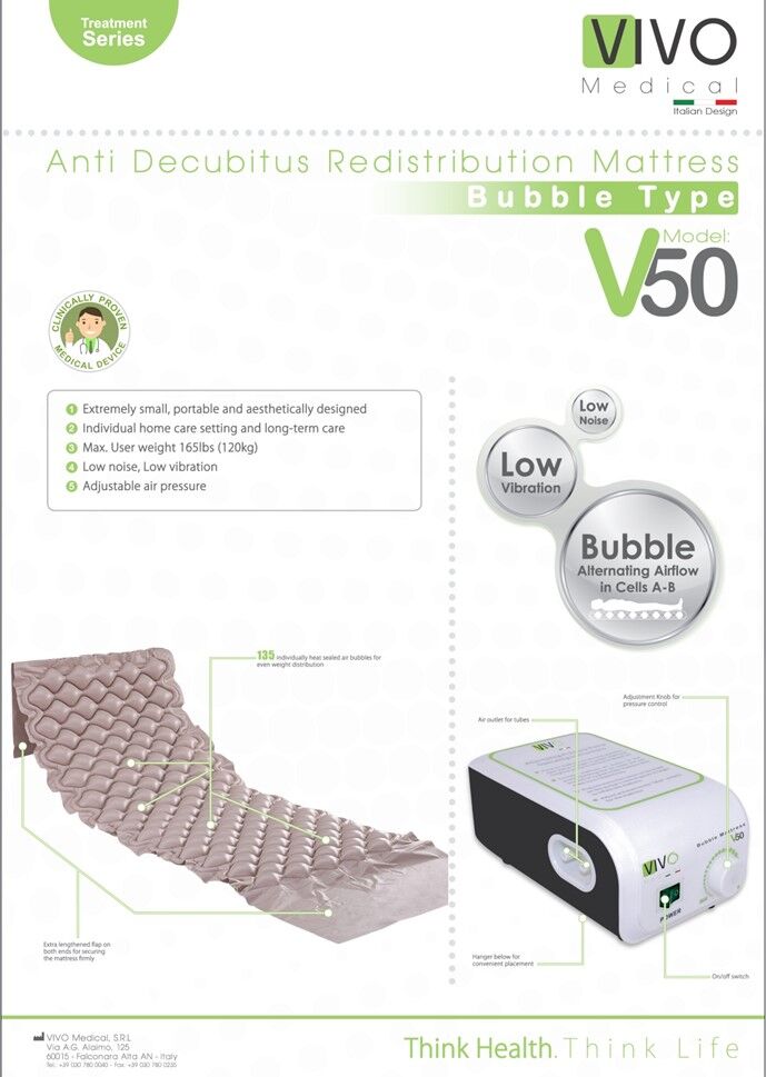 Air Mattress Model: V50 VIVO (Italy)