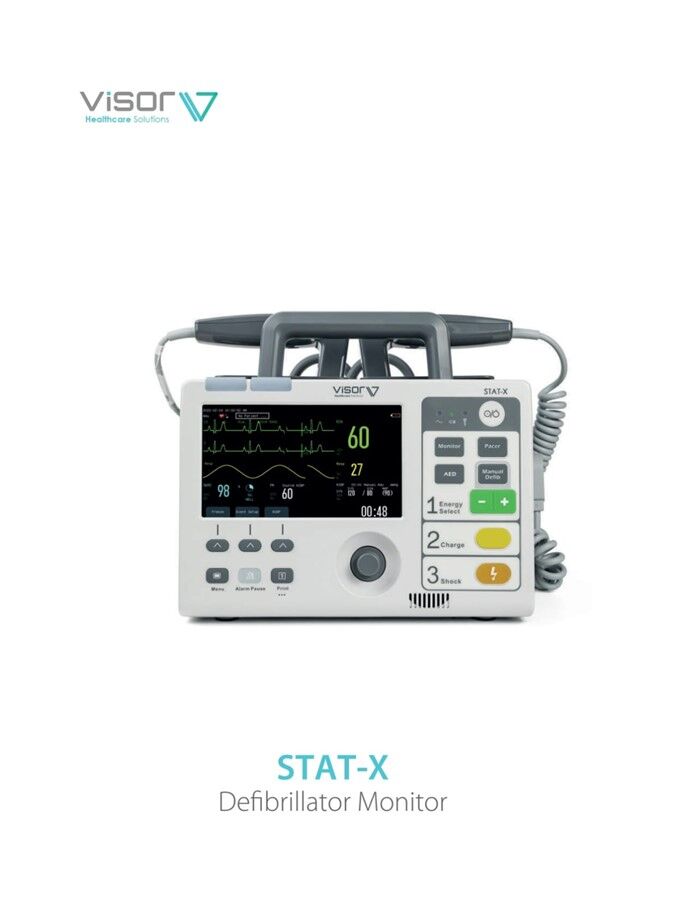 Defibrillator Biphasic with AED/Pacing Model: STATX Visor Healthcare (UK)